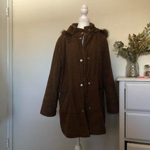 Luba brown winter jacket 🌷